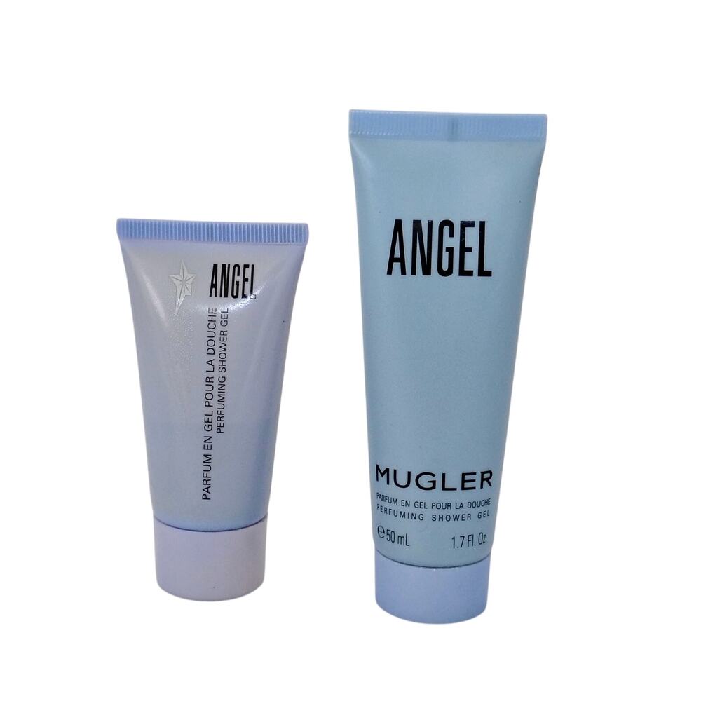 Mugler Angel Perfuming Shower Gel 1.7 oz + 1.0 oz. Lot of 2 Fragrance